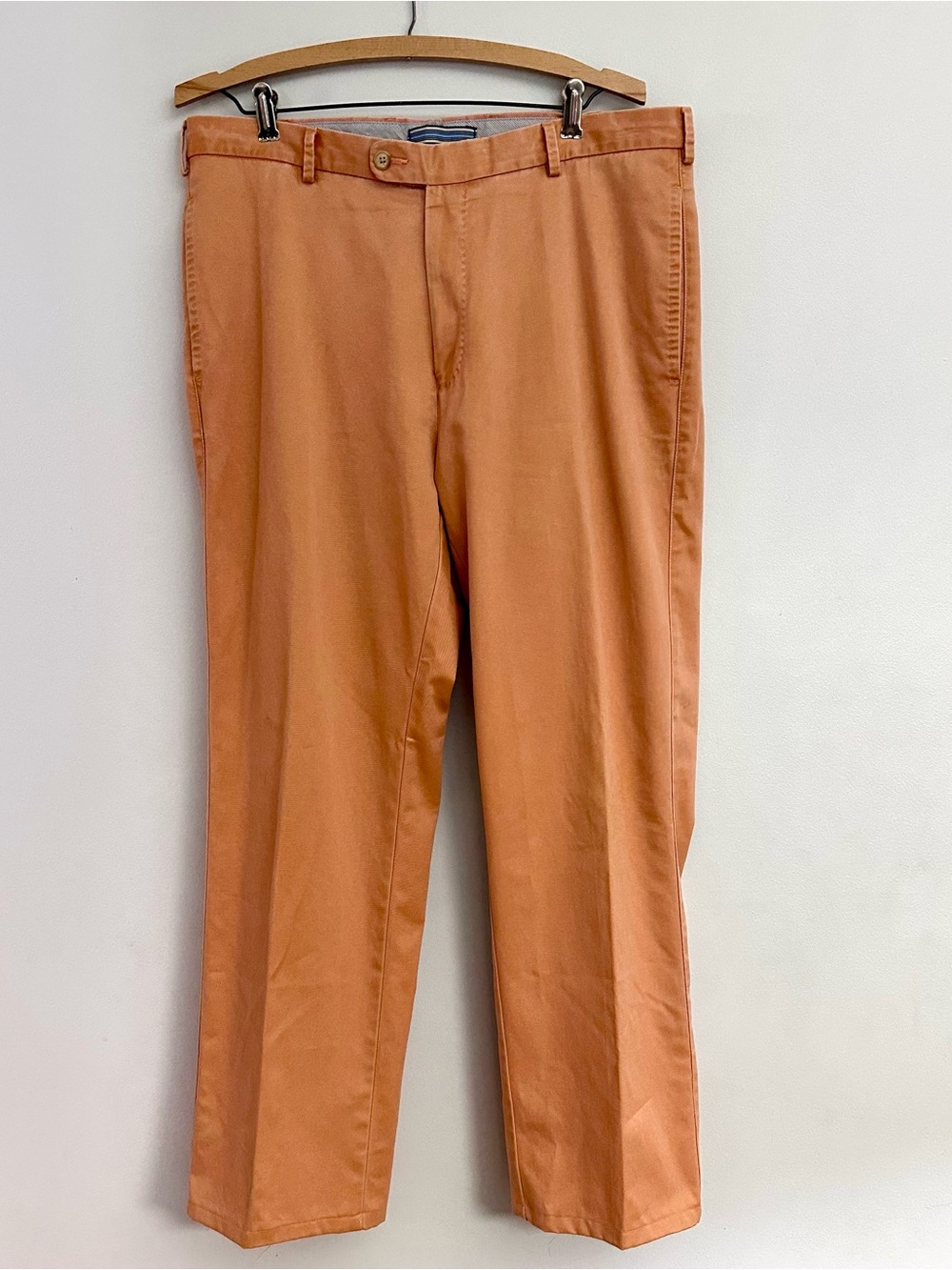 Peter Millar Tangerine Flat Front Chino Pants Pima Cotton Men’s Size 34